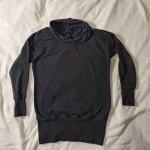 RBX Women’s Dark Gray Turtleneck Long Sleeve Top – Stretch Activewear